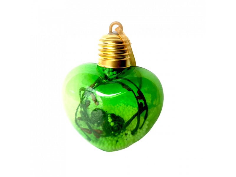 LAMPADA CORAÇÃO ENFEITE NATALINO