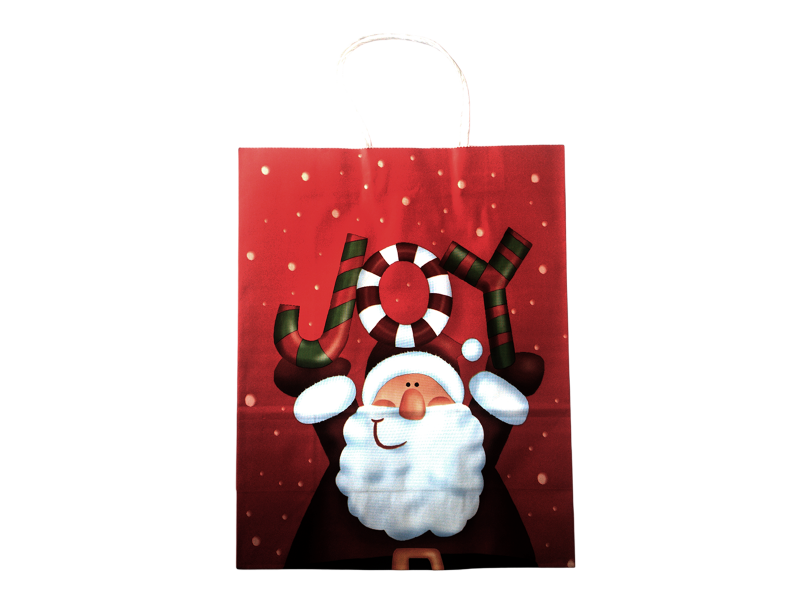 SACOLA PEPEL NATAL ESTAMPADA
