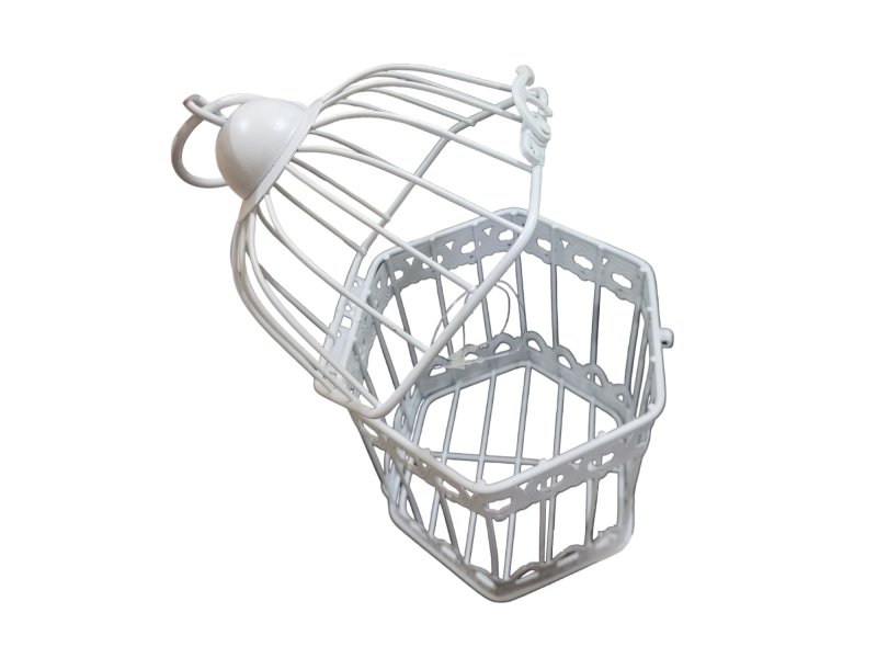 GAIOLA DE FERRO DECORATIVA