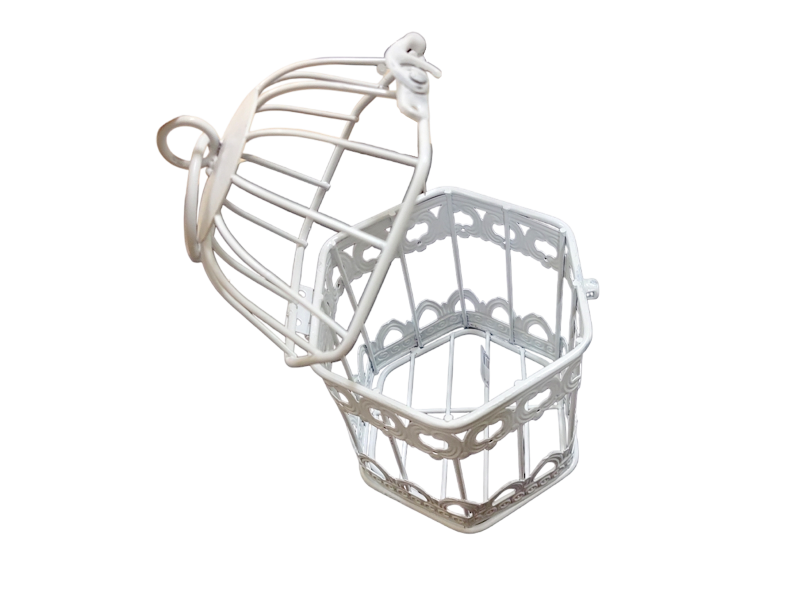 GAIOLA DE FERRO DECORATIVA