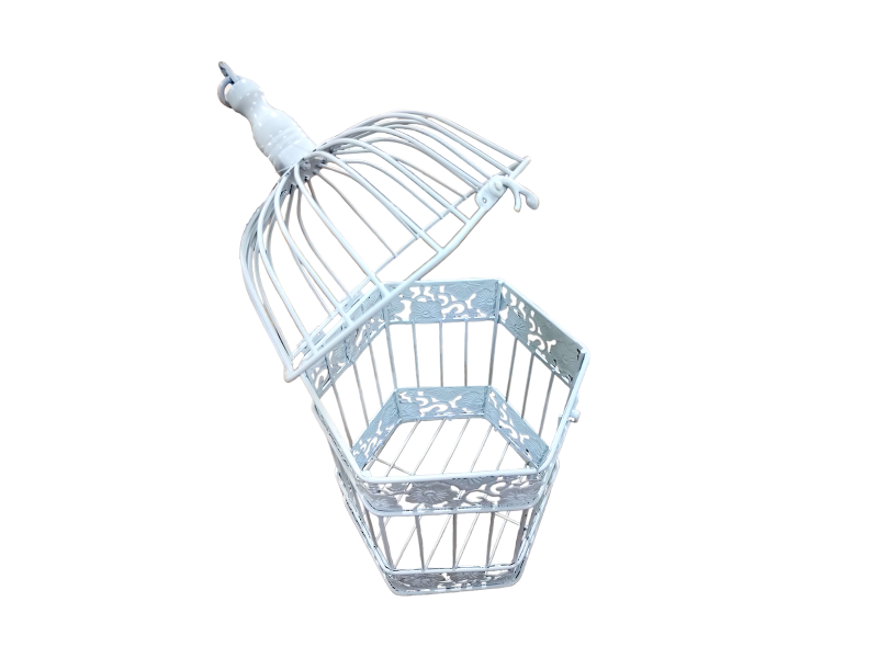 GAIOLA DE FERRO DECORATIVA