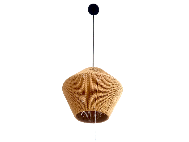 LUMINÁRIA PEDENTE DE BAMBU