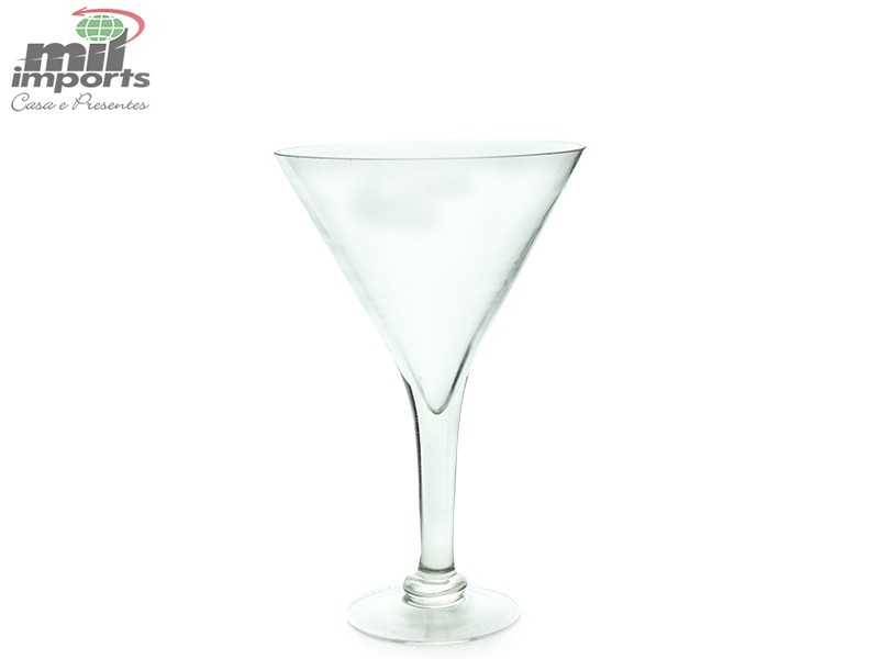 Taça de vidro versão cone