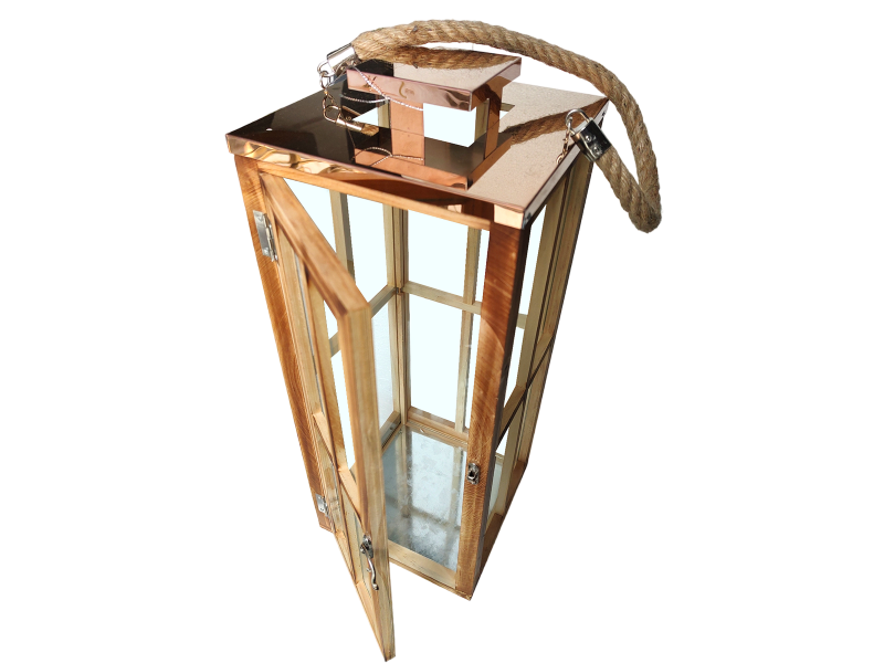 CANDELABRO DECORATIVO DE BAMBU