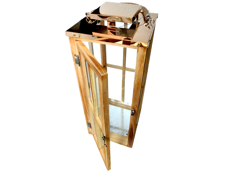 CANDELABRO DECORATIVO DE BAMBU