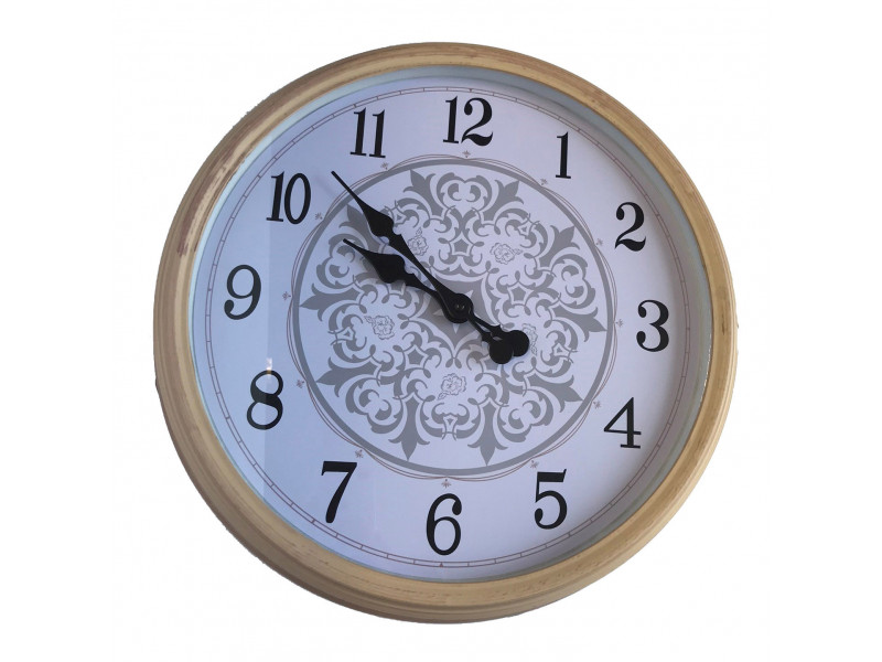 Relógio decorativo vintage em plástico
