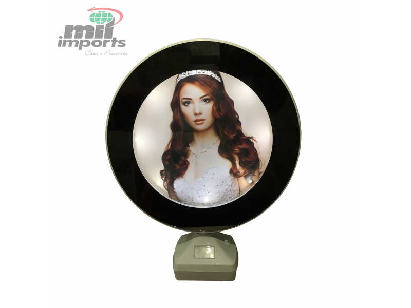PORTA FOTO E ESPELHO COM LED