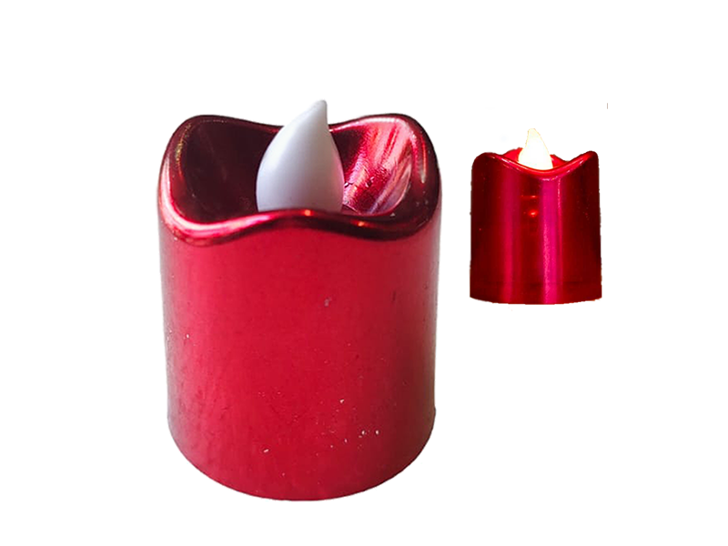 VELA  DE LED DECORATIVA NATAL
