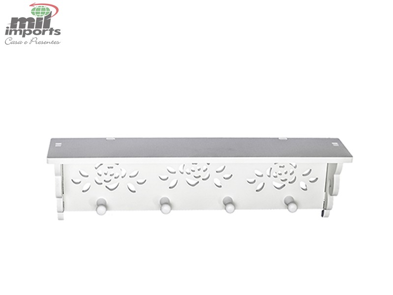 PRATELEIRA DE PVC FLORAL
