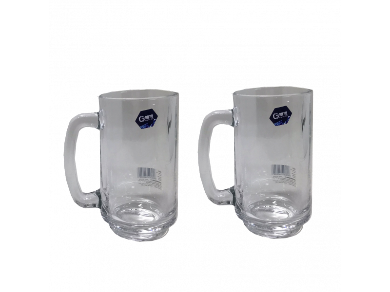 Copo em vidro transparente decorativo Unidade