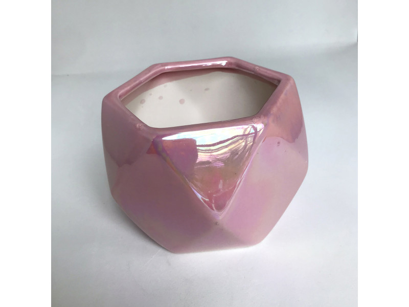 Vaso Cachepot em cerâmica decorativo 