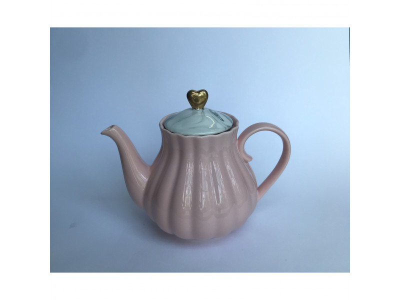 Bule de porcelana violet decorativo