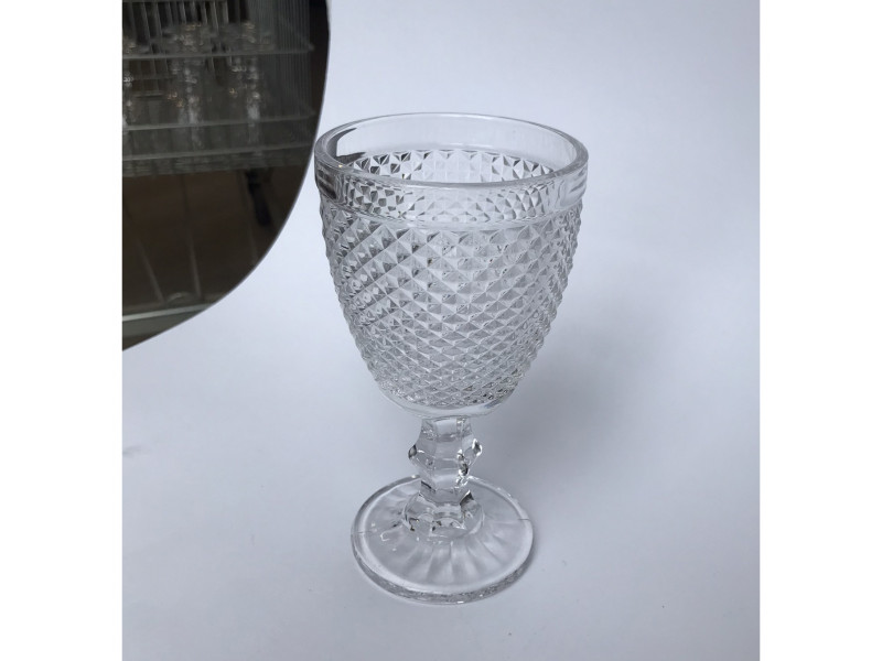 Jogo de taças vintage cristal decorativo  
