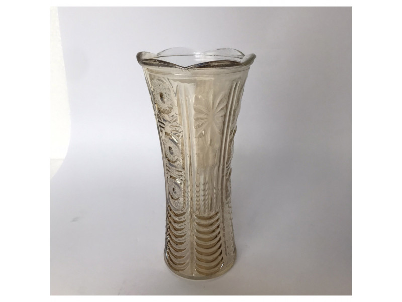 vaso de vidro dourado decorativo 