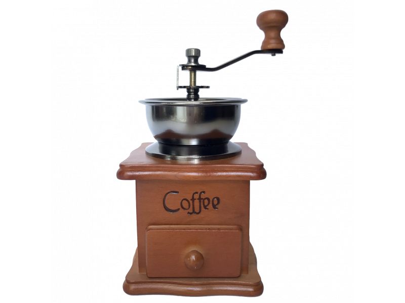 Mini Moedor de café bambu vintage