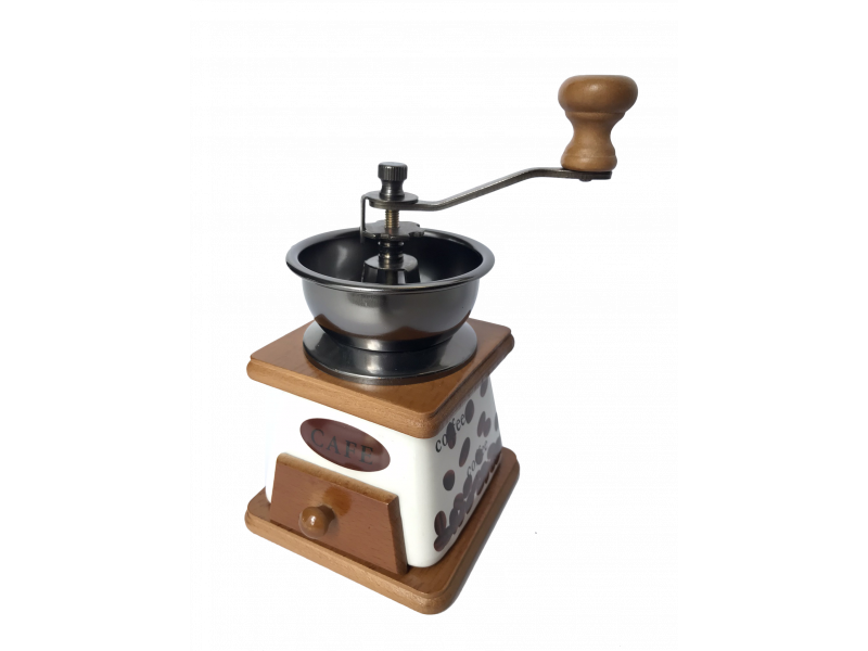 Mini Moedor de café em cerâmica vintage