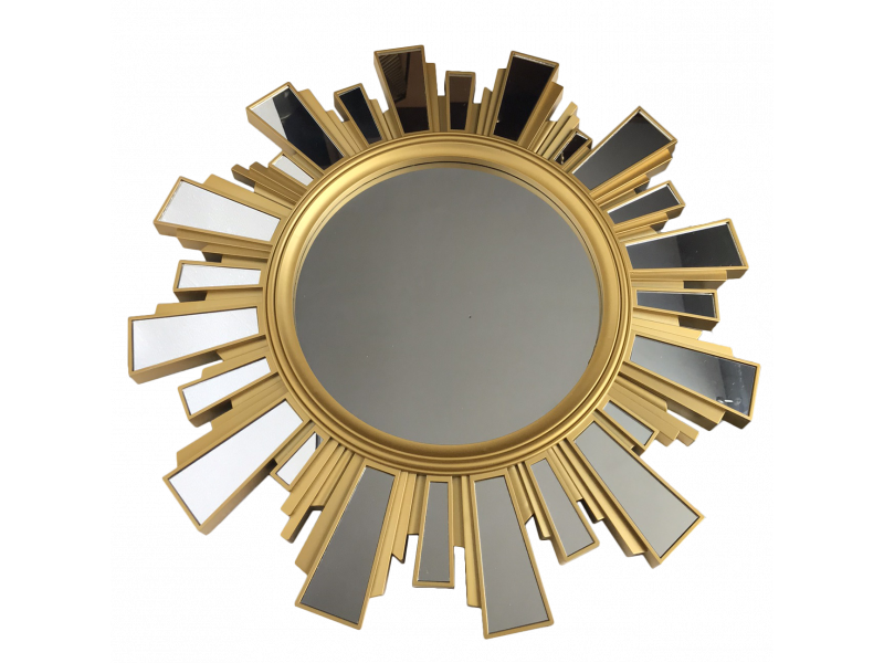 Espelho vintage dourado decorativo 