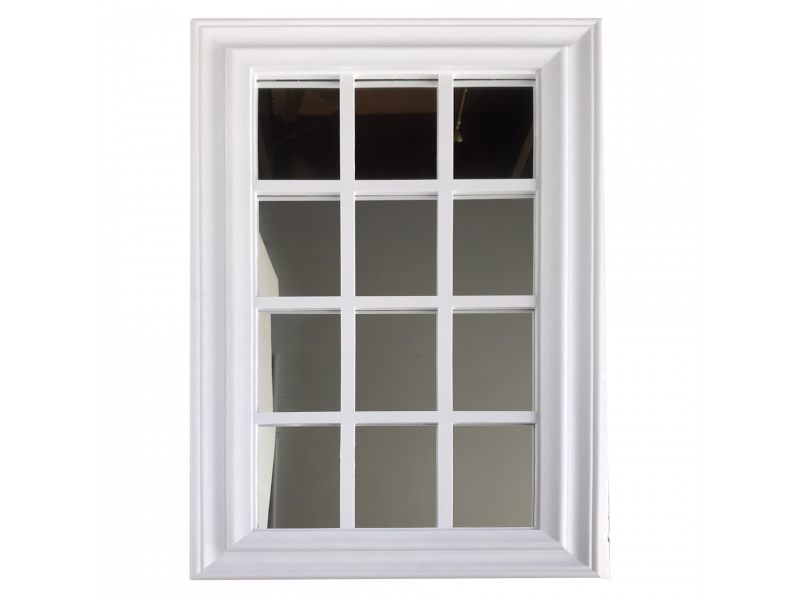 Espelho vintage decorativo branco