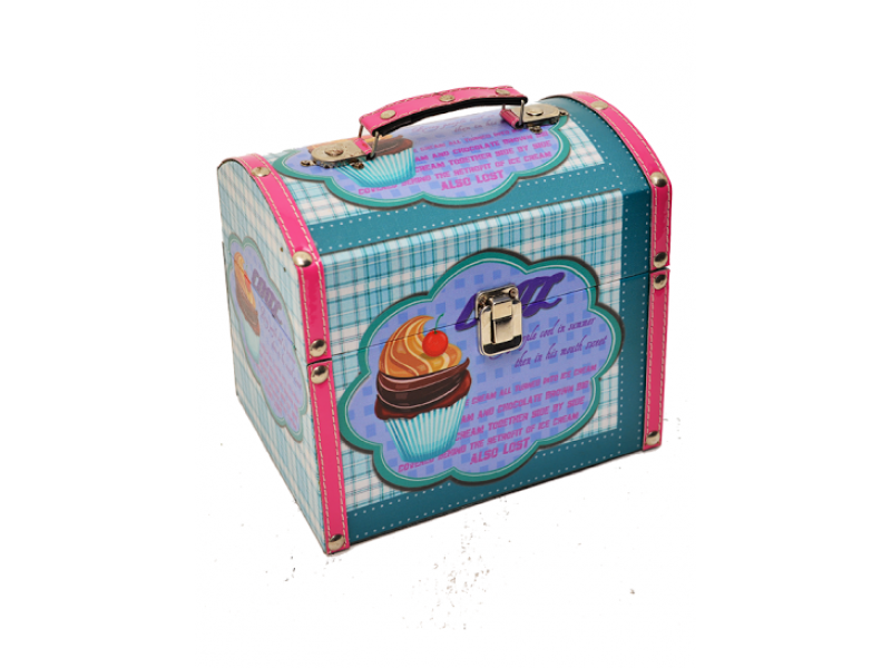 JOGO DE MALETAS CUPCAKE