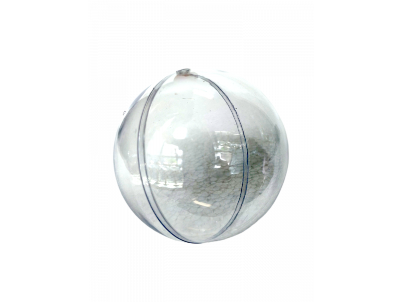 BOLA ACRÍLICA TRANSPARENTE DECORATIVO