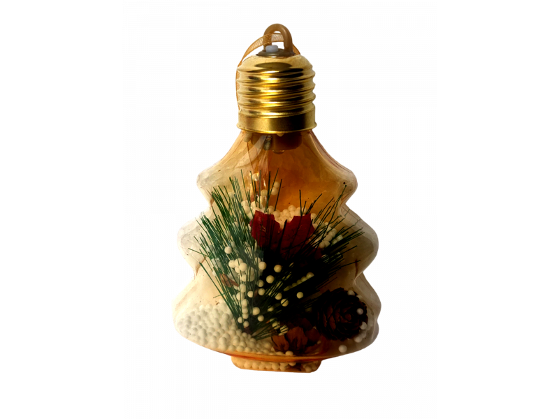 ENFEITE LAMPADA NATALINO DECORATIVO