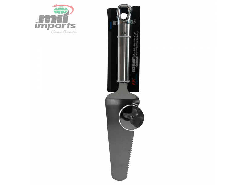 CORTADOR/ESPÁTULA PIZZA INOX - LINHA KITCHEN TOOLS