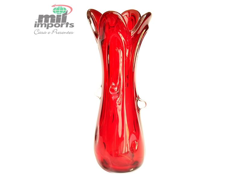 Vaso Murano Vermelho