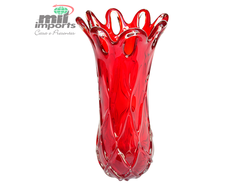 Vaso Murano Vermelho