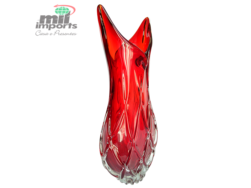 Vaso Murano Vermelho