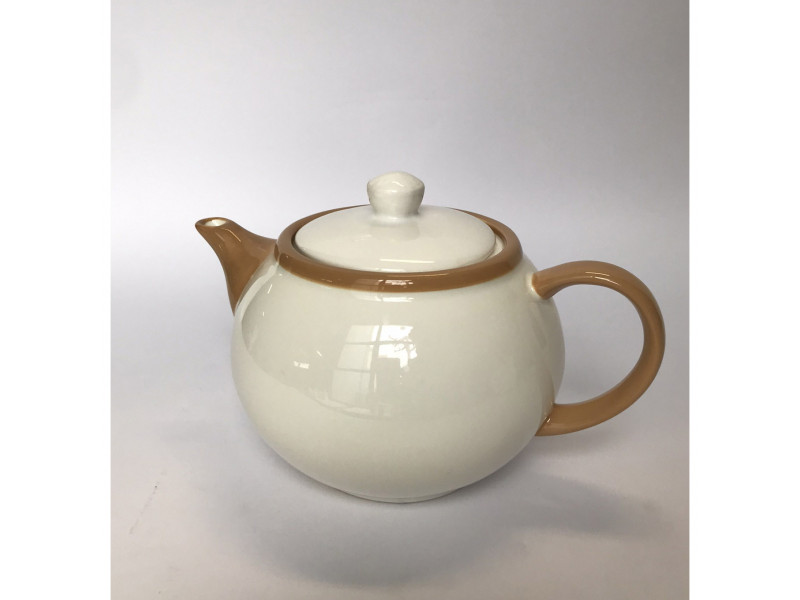Bule de porcelana estilo coffee decorativo