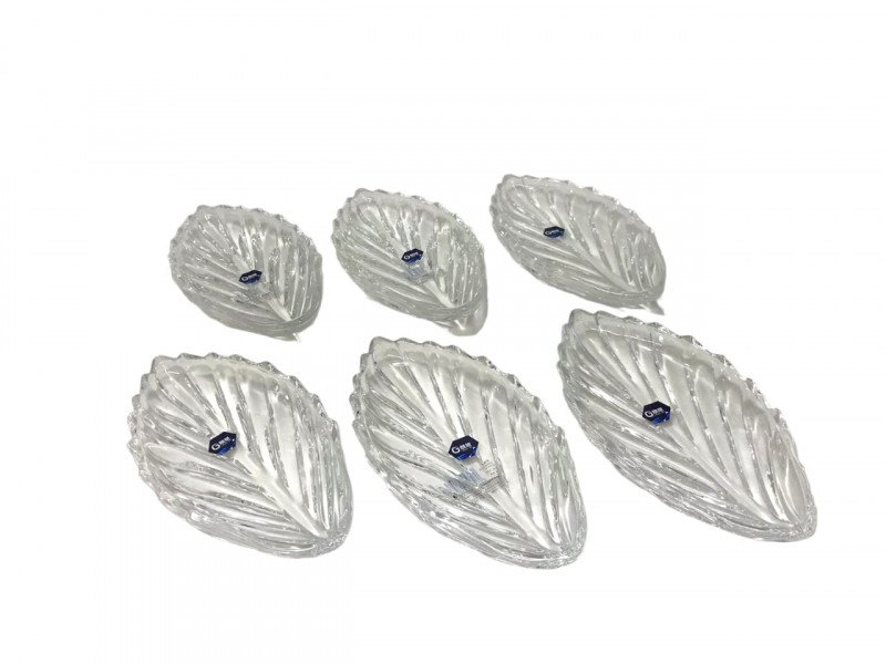 Mini bandeja de vidro decorativo Unidade