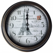 Relógio Decorativo vintage estilo paris