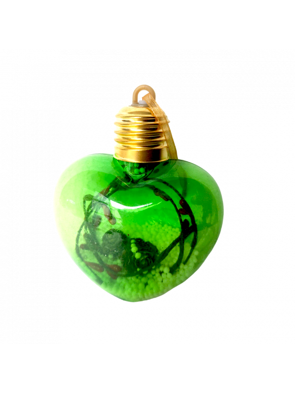 LAMPADA CORAÇÃO ENFEITE NATALINO