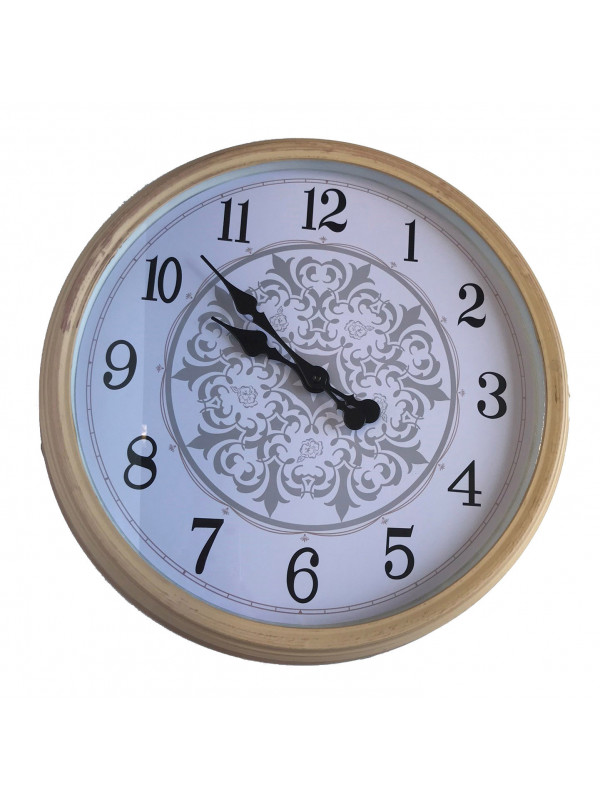 Relógio decorativo vintage em plástico