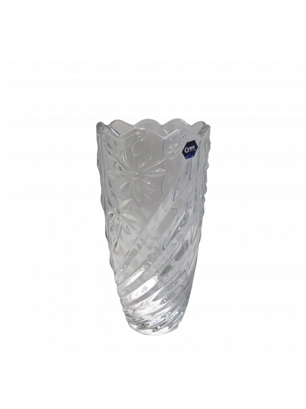 Vaso de vidro decorativo