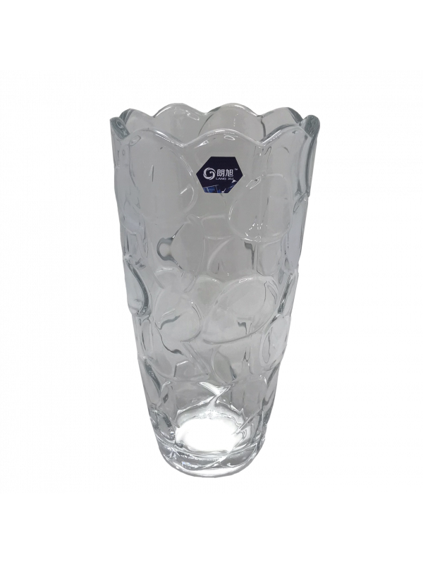 Vaso de vidro decorativo