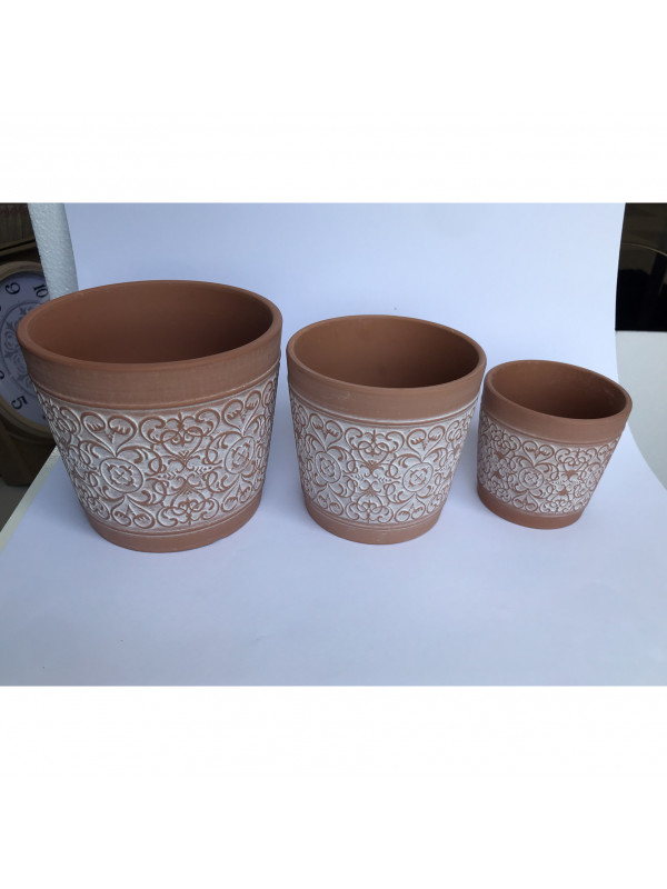 Vaso de porcelana brown decorativo
