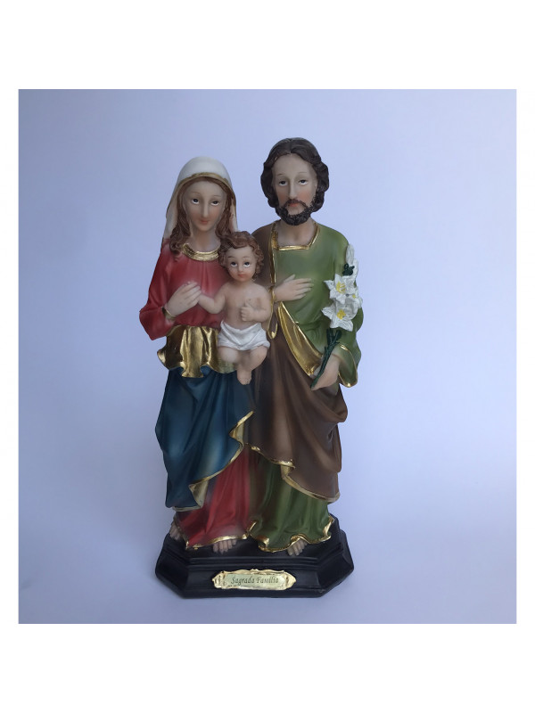 Estatua resina sagrada família religioso