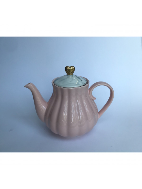 Bule de porcelana violet decorativo