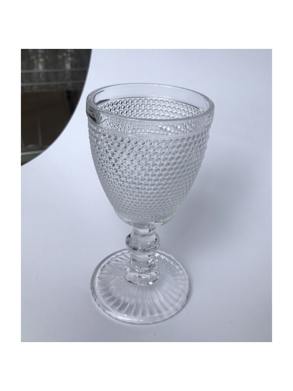 Jogo de taças vintage bolinha decorativo  