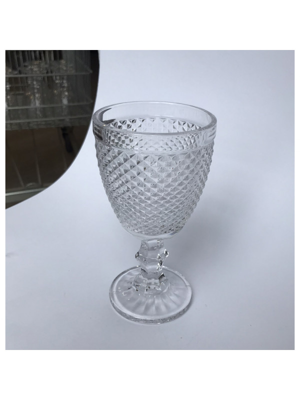 Jogo de taças vintage cristal decorativo  
