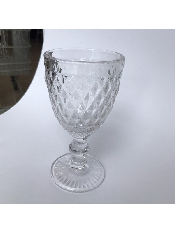 Jogo de taças vintage cristal decorativo  