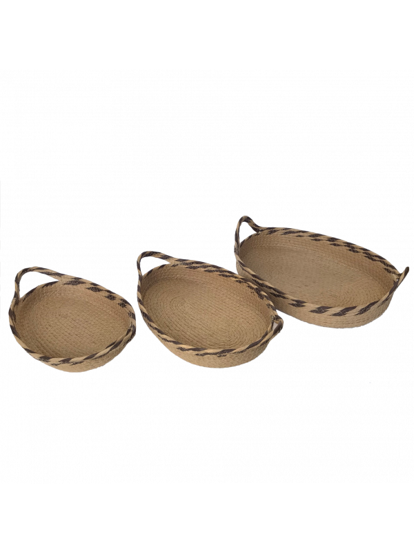 Cesto de corda vime decorativo