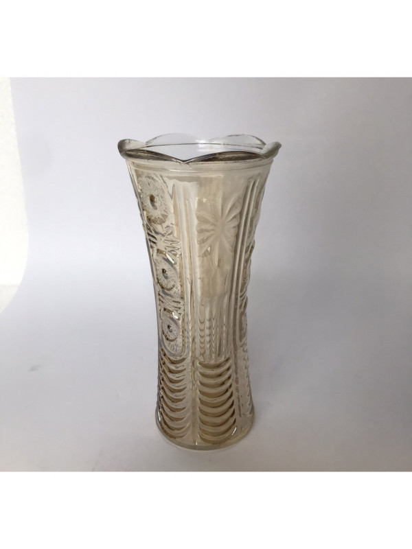 vaso de vidro dourado decorativo 