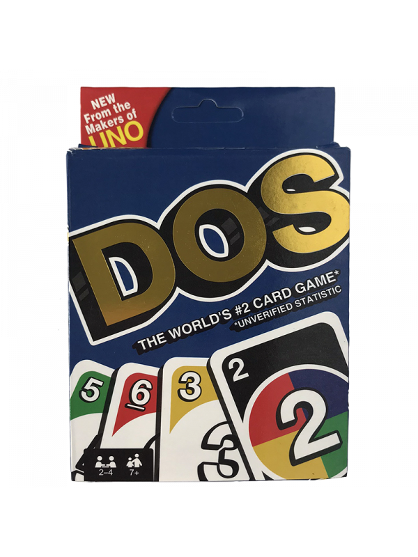 Uno DOS Jogo de cartas divertido