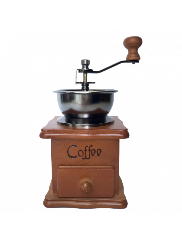 Mini Moedor de café bambu vintage