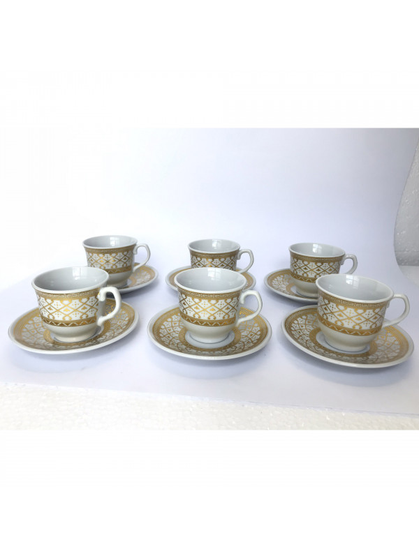 Jogo de xicara europeu decorativo