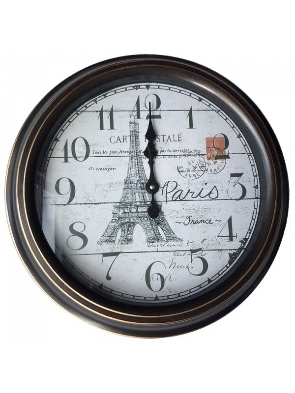 Relógio Decorativo vintage estilo paris