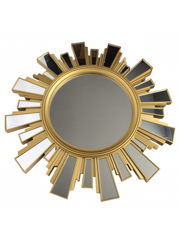 Espelho vintage dourado decorativo 
