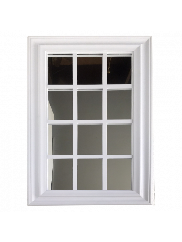 Espelho vintage decorativo branco